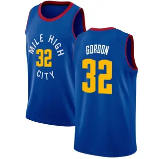 Denver Nuggets Men's Aaron Gordon Blue Swingman Jersey - Statement Edition