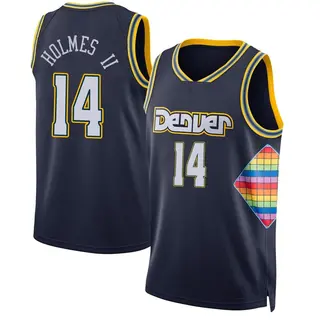 Denver Nuggets Men's DaRon Holmes II Navy Swingman 2021/22 City Edition Jersey