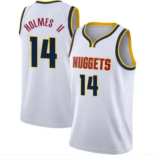 Denver Nuggets Men's DaRon Holmes II White Swingman 2020/21 Jersey - Association Edition