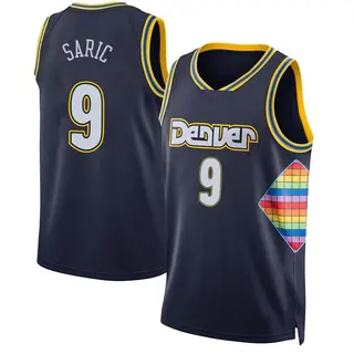 Denver Nuggets Men's Dario Saric Navy Swingman 2021/22 City Edition Jersey