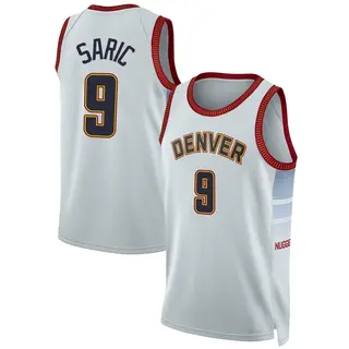 Denver Nuggets Men's Dario Saric Swingman Silver 2022/23 City Edition Jersey