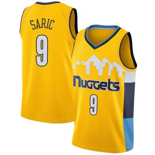 Denver Nuggets Men's Dario Saric Yellow Swingman Jersey - Statement Edition