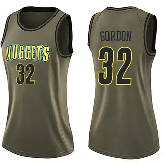 Denver Nuggets Women's Aaron Gordon Green Swingman Salute to Service Jersey