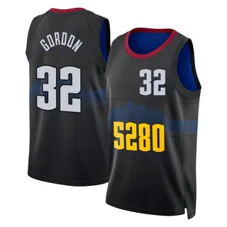 Denver Nuggets Youth Aaron Gordon Black Swingman 2023/24 City Edition Jersey